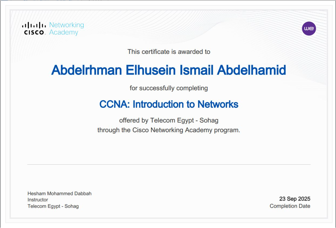 CCNA Introduction to Networks